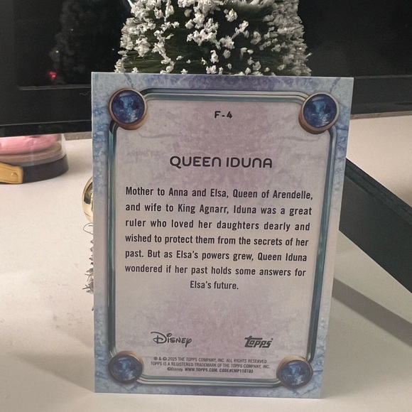 Disney Topps Wonder 2025 Elsa Character Card with Blue Accents - Cards set of 6 - Picture 12 of 13